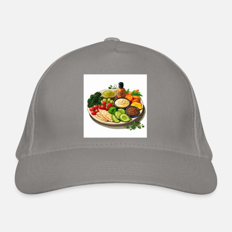Vibrant Platter Organic Baseball Cap