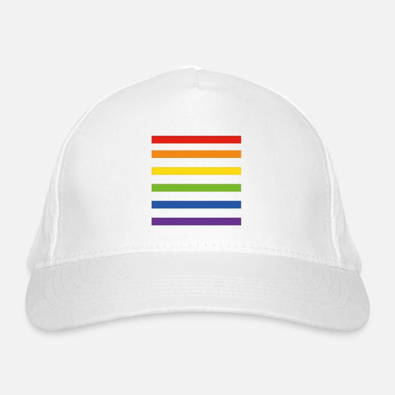 Rainbow Flag Organic Baseball Cap