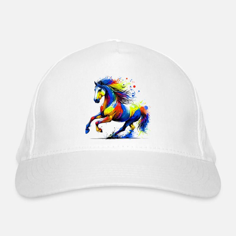 Pferd Bio-Baseballkappe