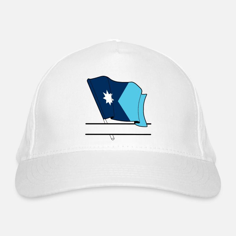 Drapeau Minnesota bannière de texte Casquette classique bio