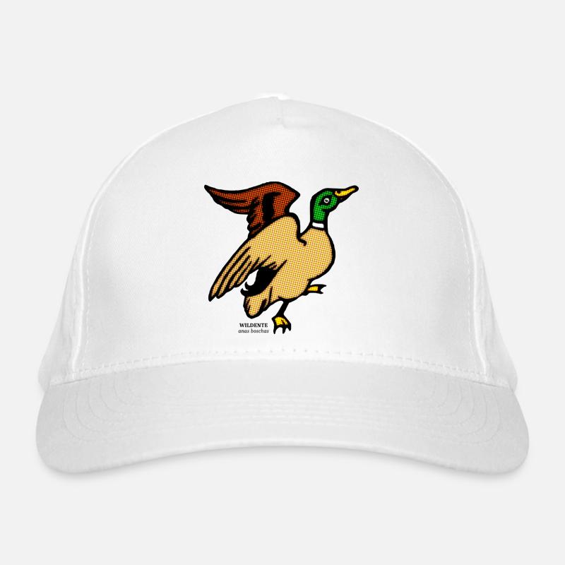 Canard sauvage Anas Boschas canard sauvage illustration Casquette classique bio