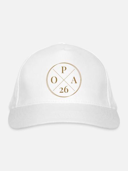 Opa 2026 - Bio-Baseballkappe - Weiß