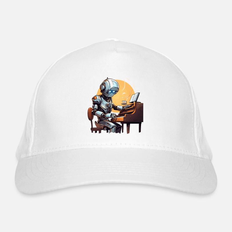 Le pianiste robotique Casquette classique bio