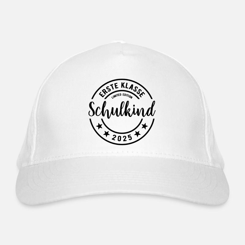 Erste Klasse - Schulkind 2025 - Name eintragen Bio-Baseballkappe
