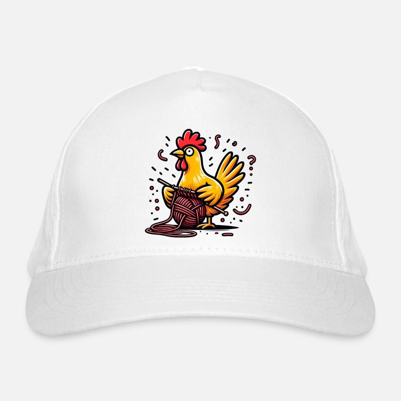 Gloussement et pourpre Casquette classique bio