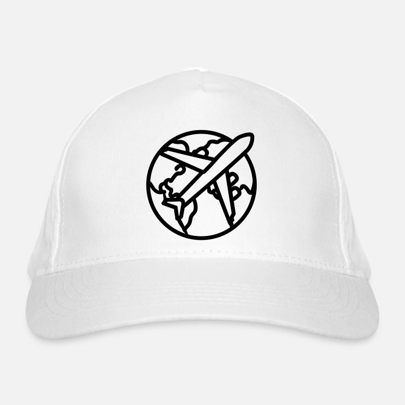 Weltreisen Bio-Baseballkappe
