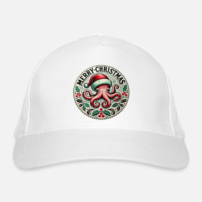 Conception du Père Noël Octopus Casquette classique bio