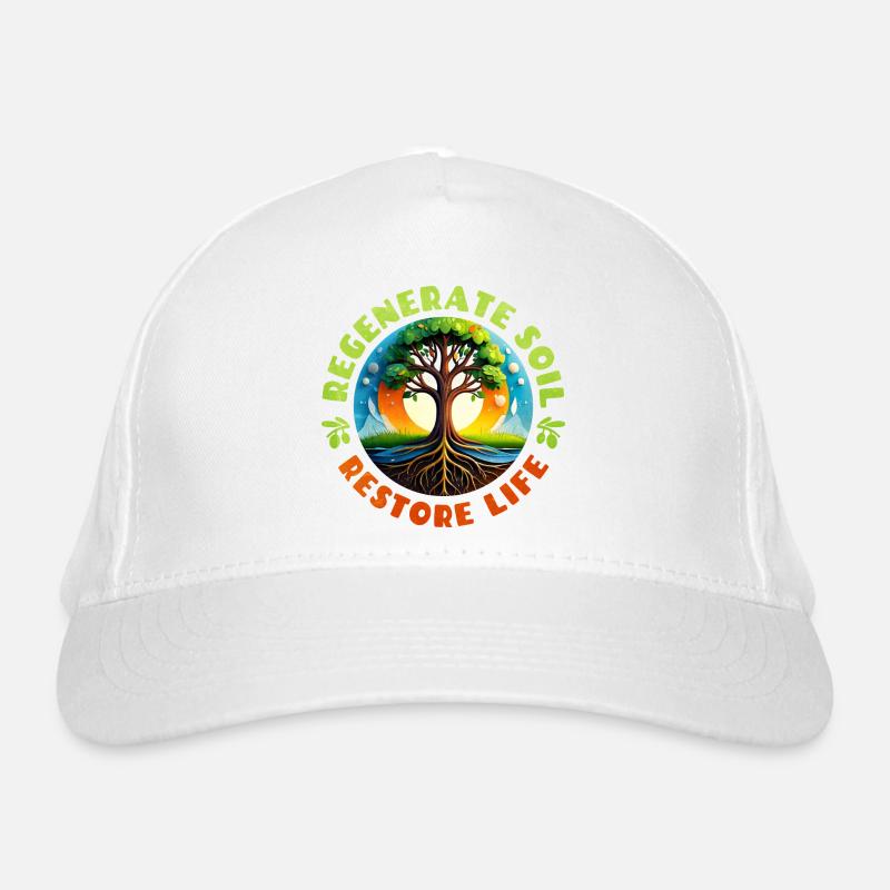 Lively tree representation for nature Organic Baseball Cap