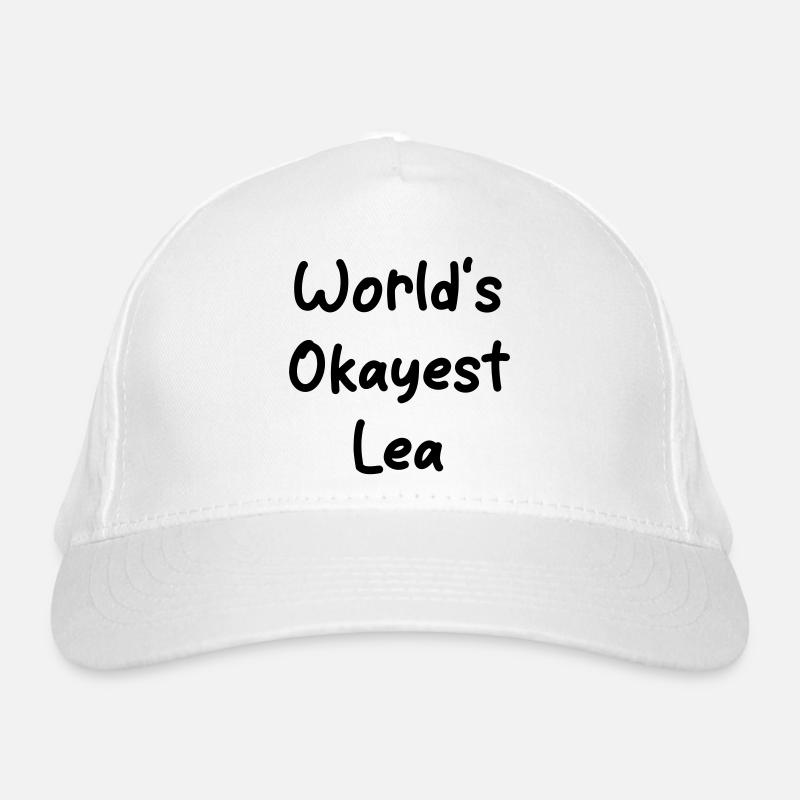 World's okayest Lea Organic Baseball Cap
