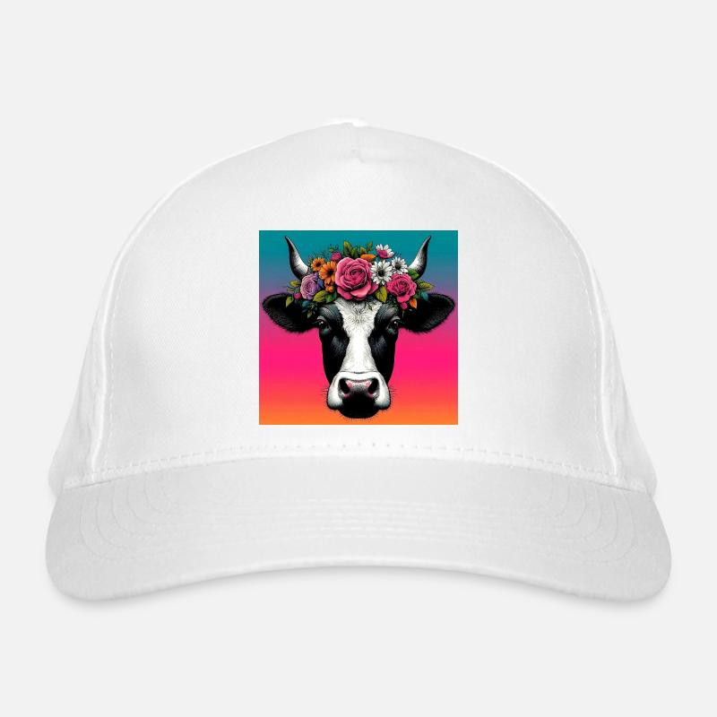 vache Casquette classique bio