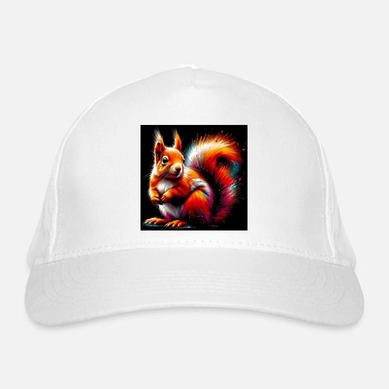 Eichhörnchen Bio-Baseballkappe