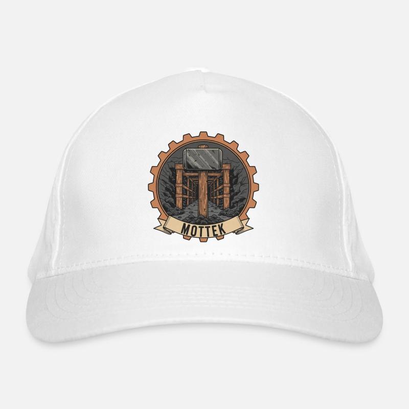 Mottek Mining Tunnel Logo Organic Baseball Cap