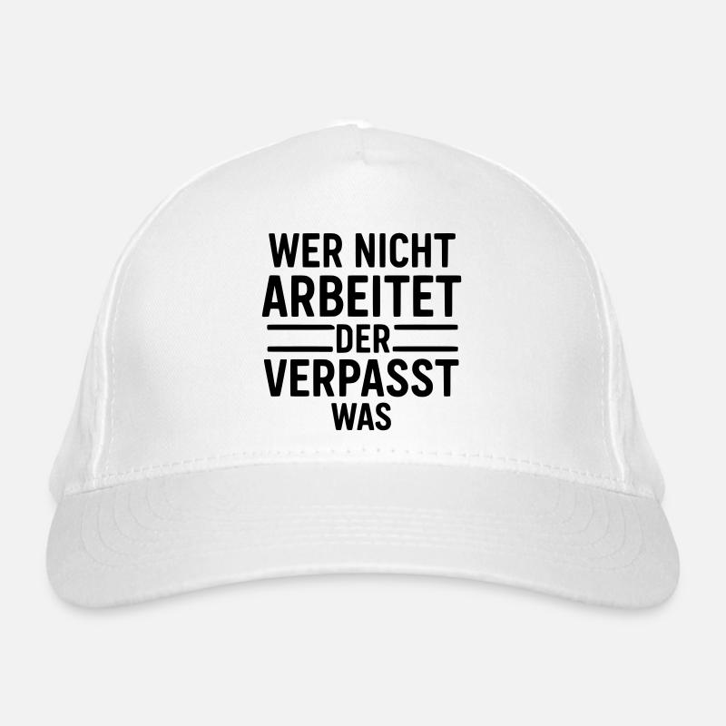 arbeit motivation Bio-Baseballkappe