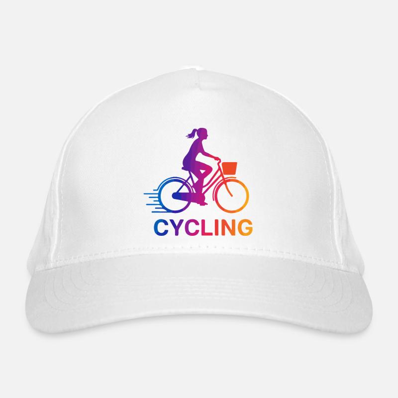 Cycliste Rainbow Gradient Casquette classique bio
