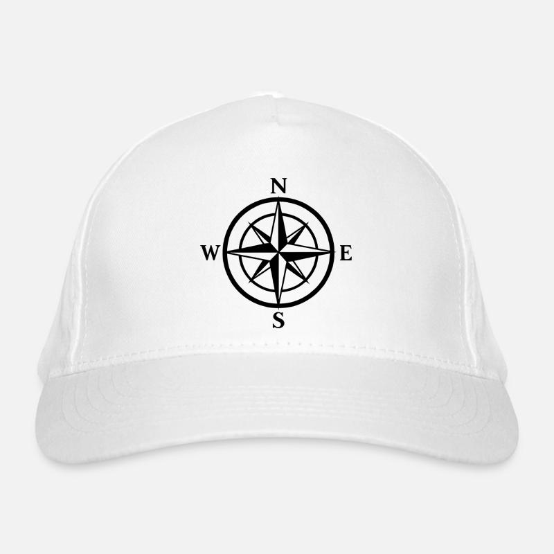 Night Compass Compass Rose Graphic Organic Baseball Cap