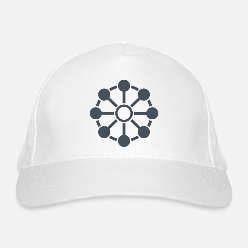 Central network star Organic Baseball Cap