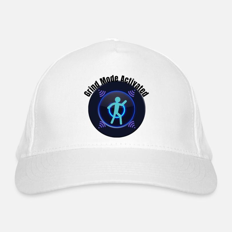 Mode grind activé – Graphique de motivation et de concentration Casquette classique bio