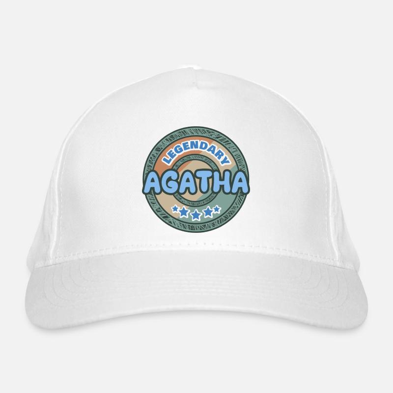 Agatha as a gift idea Organic Baseball Cap