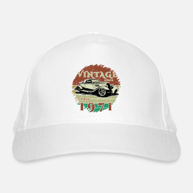 55e anniversaire - Classique - Millésime depuis 04/1971 Casquette classique bio