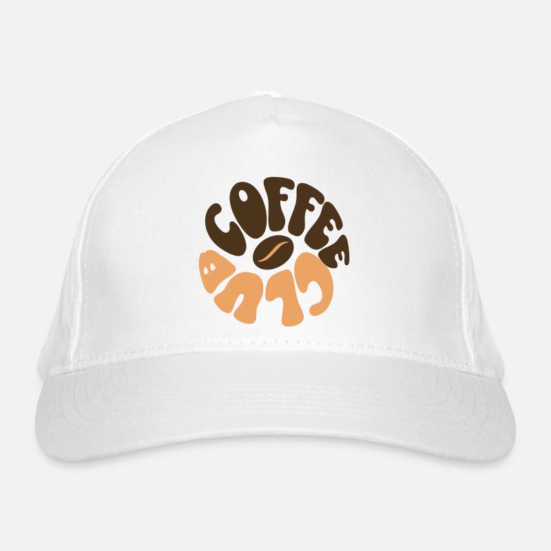 Kaffee-Blob Retro Design Bio-Baseballkappe