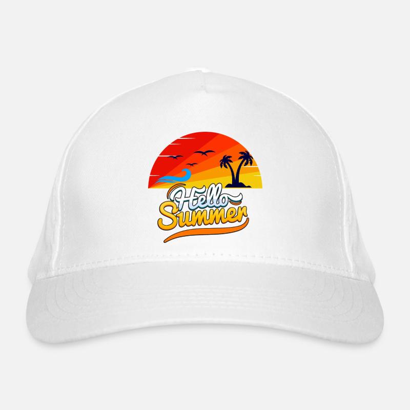 Hello Summer – Tropical Sunshine Organic Baseball Cap