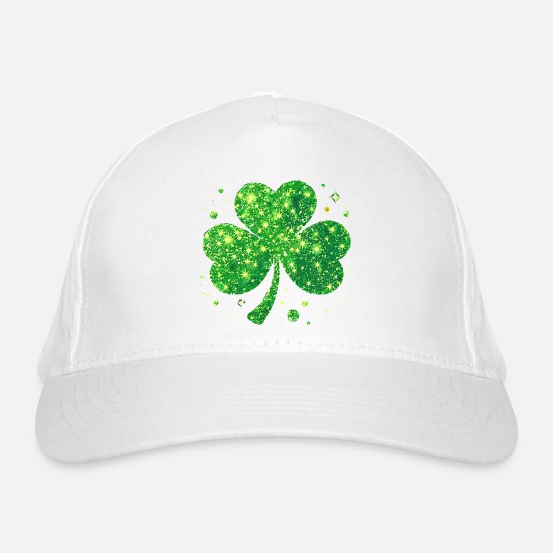 Fête de la Saint-Patrick Trèfle Lucky Casquette classique bio