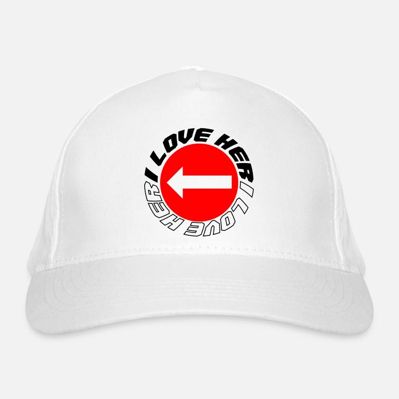 Je l’aime - Casquette classique bio - blanc