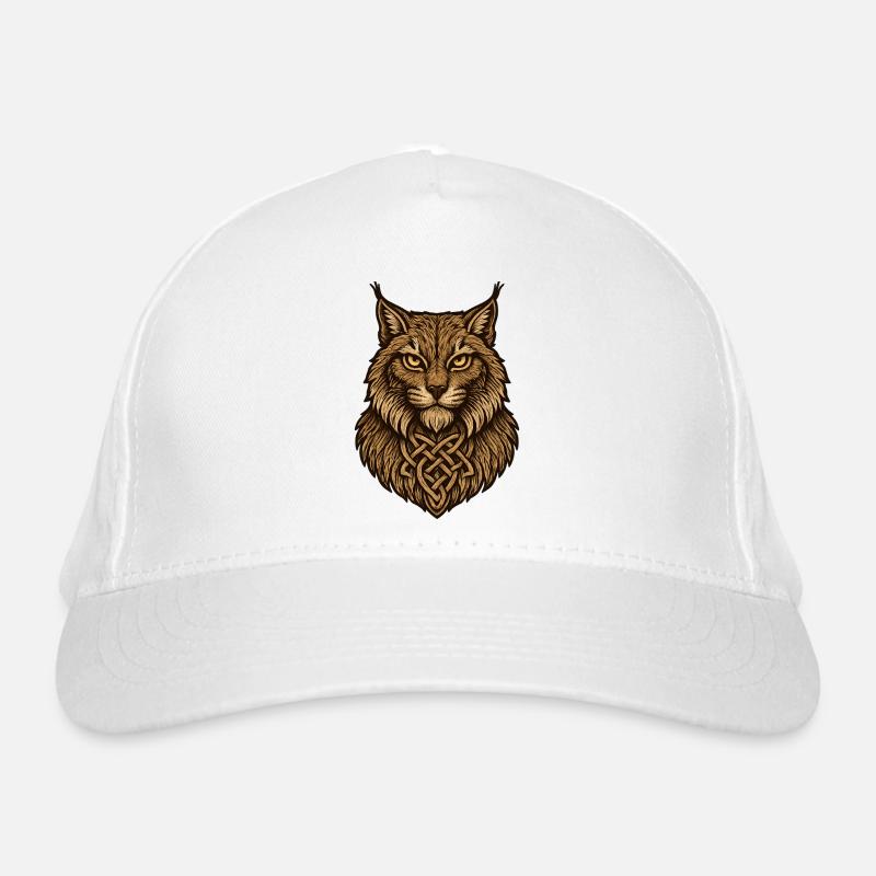 Keltischer Wolfenkopf mit Knoten Bio-Baseballkappe
