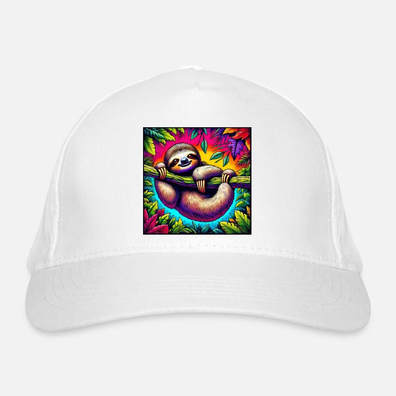sloth Organic Baseball Cap