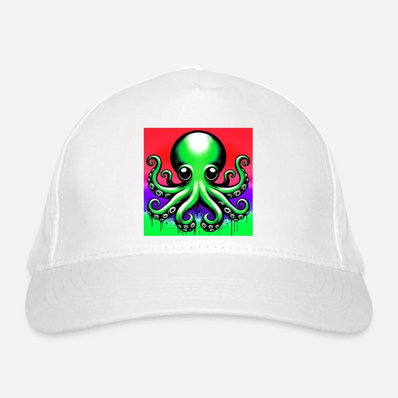 Octopus Organic Baseball Cap