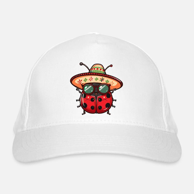 Ladybug Sombrero Organic Baseball Cap
