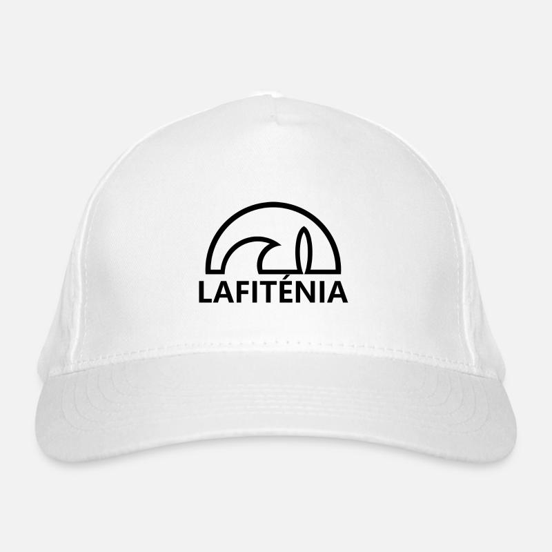 Lafiténia Sonnensurfbrett schwarz minimalistisch Bio-Baseballkappe