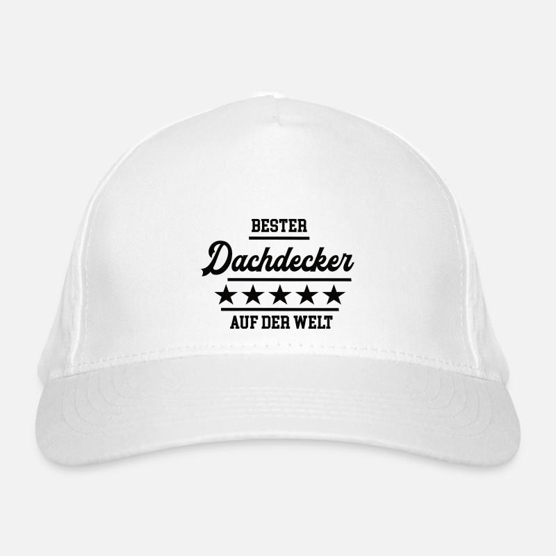 Bester Dachdecker Weltbeste Dachdeckerei Dachbau Bio-Baseballkappe