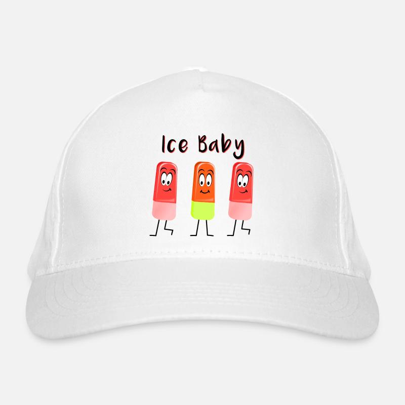 Lustiges Eis Bio-Baseballkappe