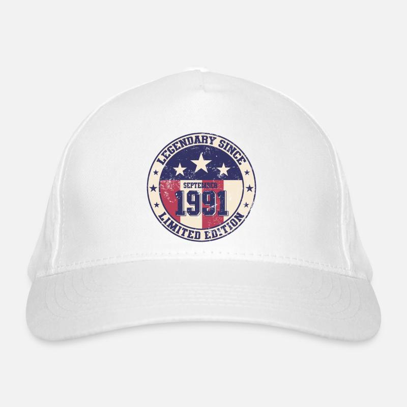 33rd Birthday Legend September 1991 Volume 91 Organic Baseball Cap