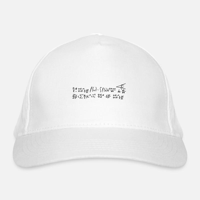 Formules mathématiques Casquette classique bio
