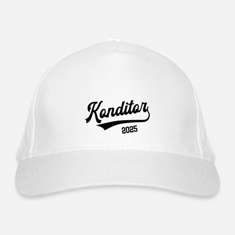 Konditor 2025 Beruf Konditorei Lehre Bäckerei Bio-Baseballkappe