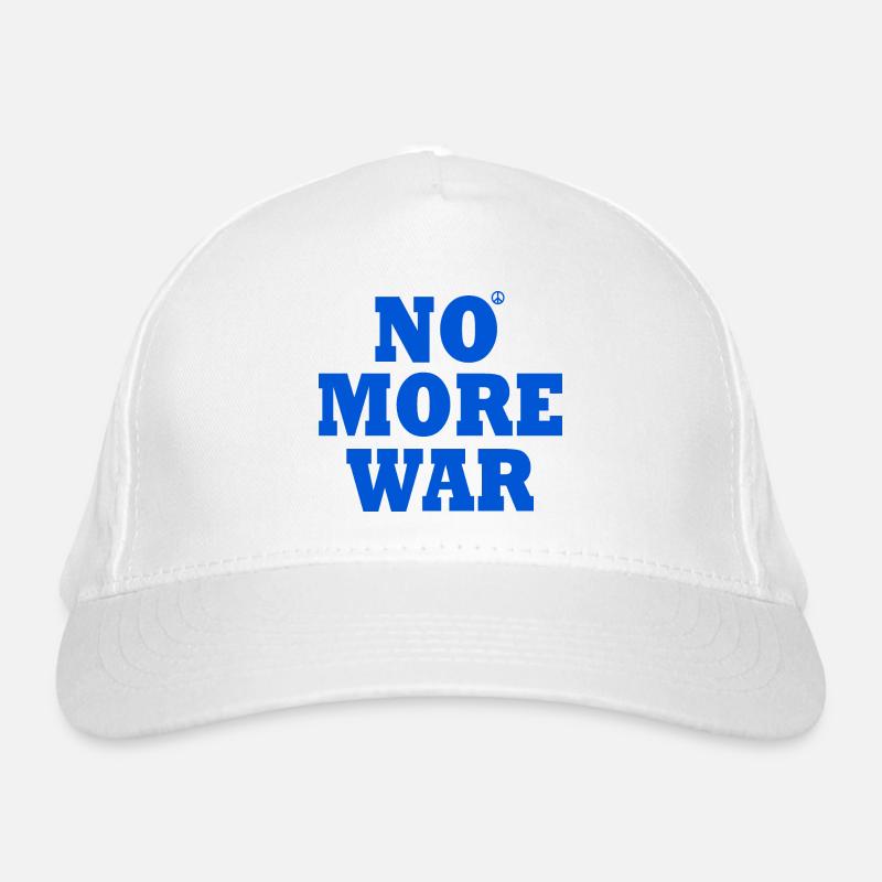 No more war Bio-Baseballkappe