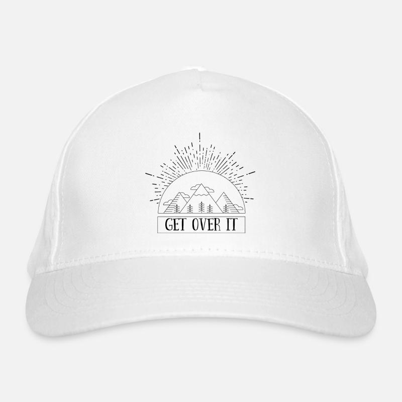 Hiking Get Over It Organic Baseball Cap