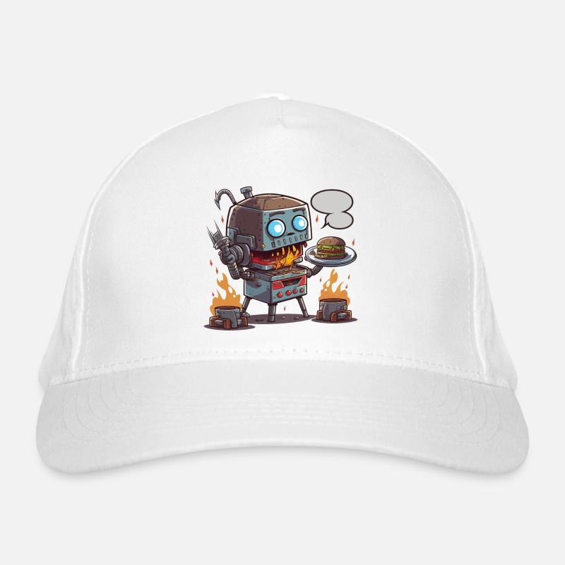 Grilling Bot Organic Baseball Cap