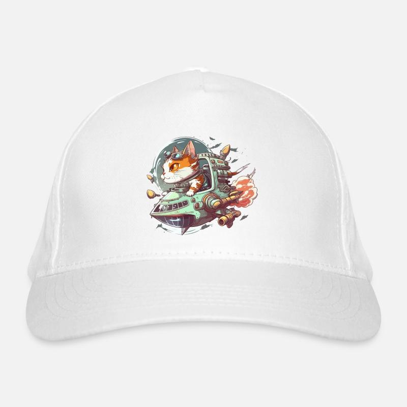 Commandant de chat cosmique Casquette classique bio