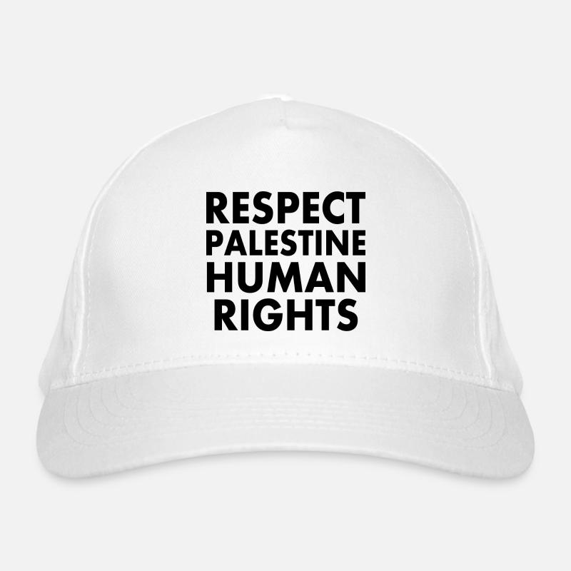 Respect palestine human rights Bio-Baseballkappe