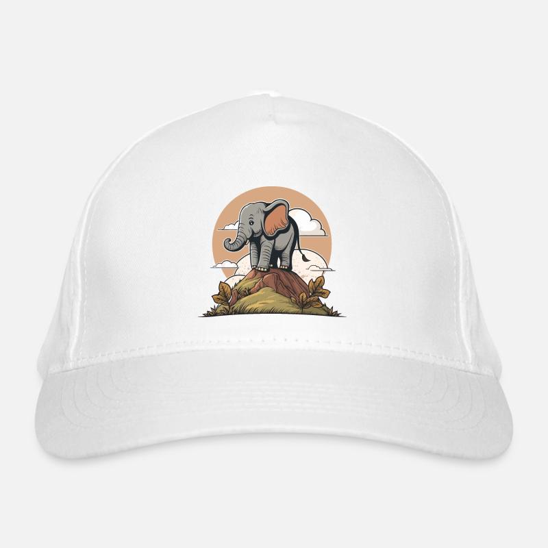 The Elephantine King Organic Baseball Cap