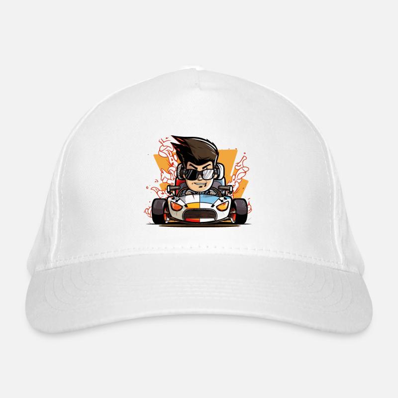 Speeding to Victory Organic Baseball Cap