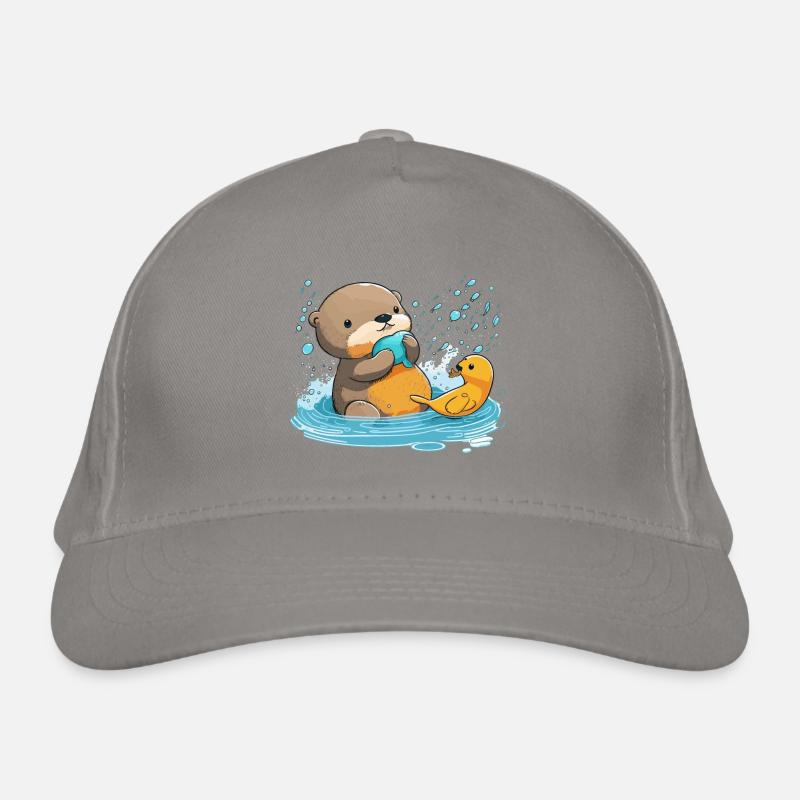 Gummiente Otter Bio-Baseballkappe