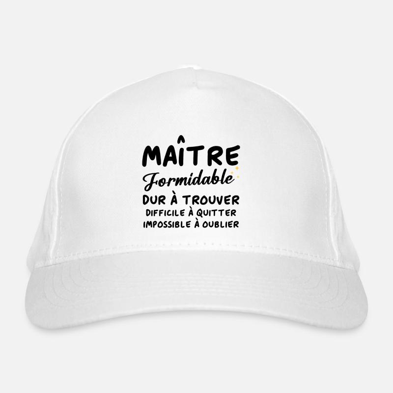 Casquette classique bio
