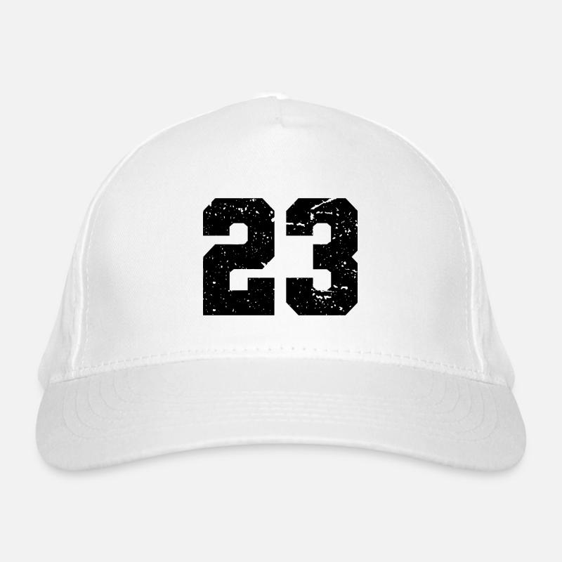 23 Nummer 23 Jahre Bio-Baseballkappe