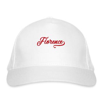 Florence - Prénom - Casquette classique bio - blanc - Devant