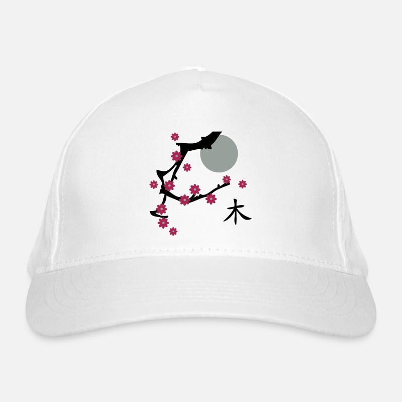 Kirsch Blüte-Cherry blossoms Bio-Baseballkappe