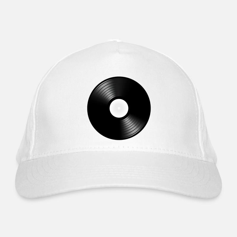 vinyle de phonographe disque platine DJ Casquette classique bio